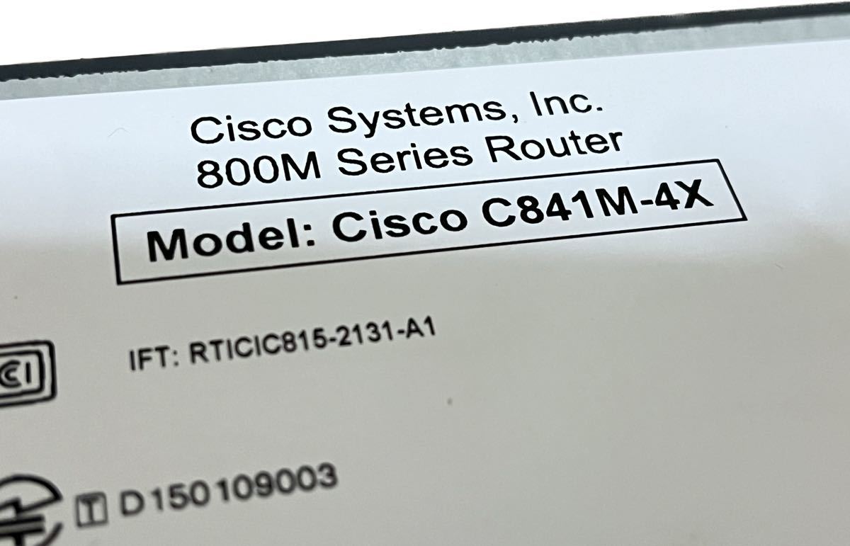 CISCO ルーター Cisco 800M シリーズ C841M-4X_画像6