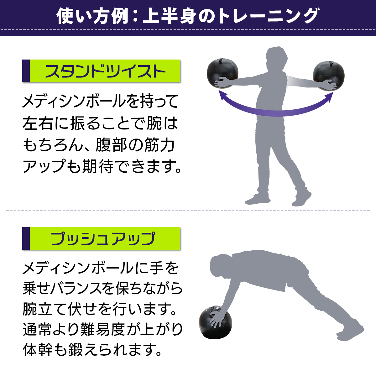 メディシンボール 3kg ソフト ウォールボール 体幹 トレーニング 筋トレ ボール 筋トレ器具 MUSCLE FACTORYの画像7