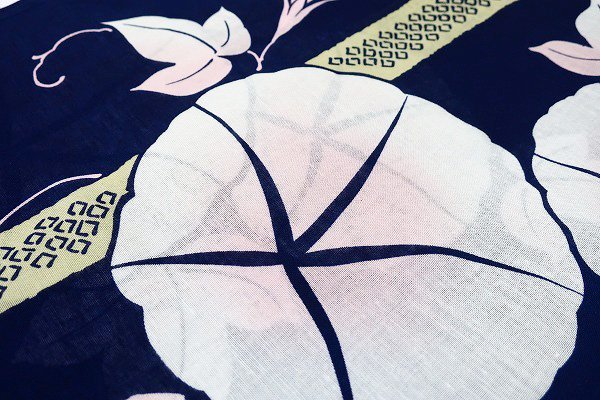 [ кимоно fi] новый товар юката obi 2 позиций комплект свободный размер хлопок лен утро лицо темно-синий желтый цвет розовый длина 165cm взрослый женский симпатичный классика m-4602