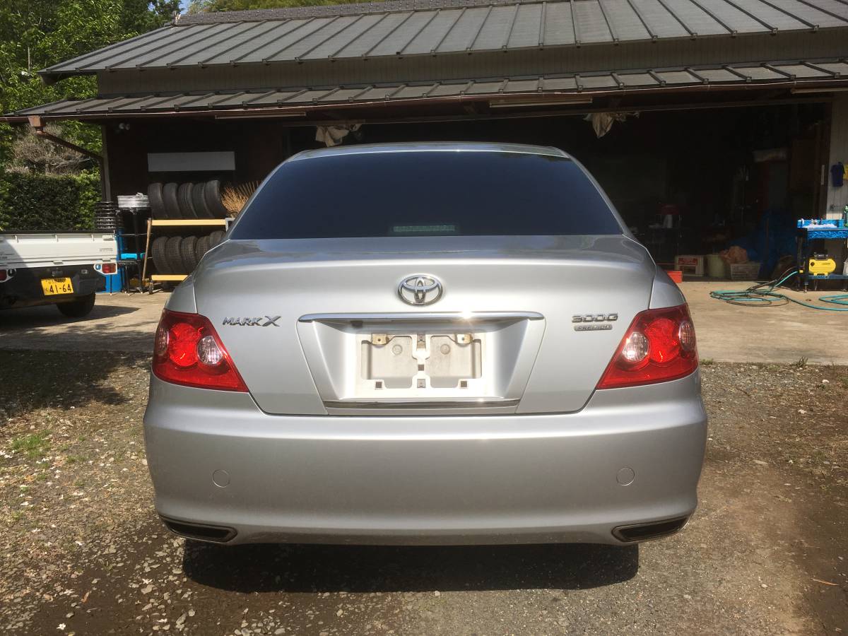  price cut H17 year Toyota Mark X 300G real running 13.8 ten thousand . no inspection silver HID back camera 3.0 3000