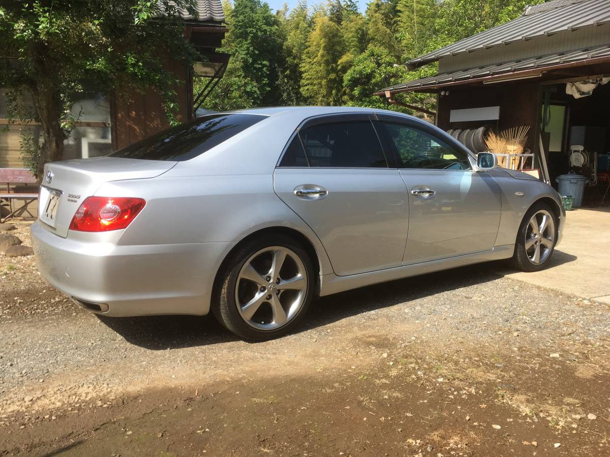  price cut H17 year Toyota Mark X 300G real running 13.8 ten thousand . no inspection silver HID back camera 3.0 3000