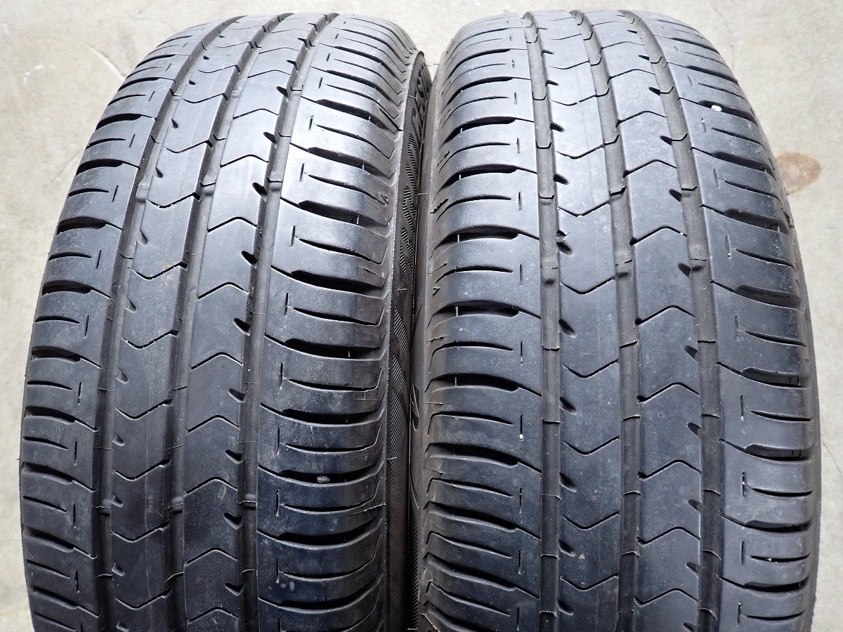 QR6642【送料無料175/65R15】アクア スペイド フィット スイフトなどに 中古夏タイヤセット ■15×5.5J 100/4H ET42■1円スタートの画像5