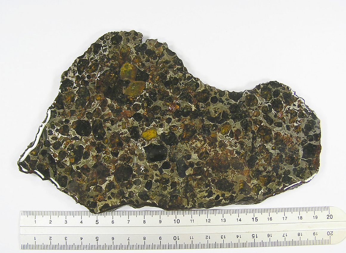 隕石(パラサイト Brahinのスライス標本472g)送料込