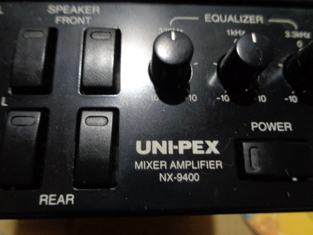 E29) ユニペックス UNI-PEX 車載用 ミキサー アンプ カセット E29) ユニペックス UNI-PEX 車載用 ミキサー アンプ カセット