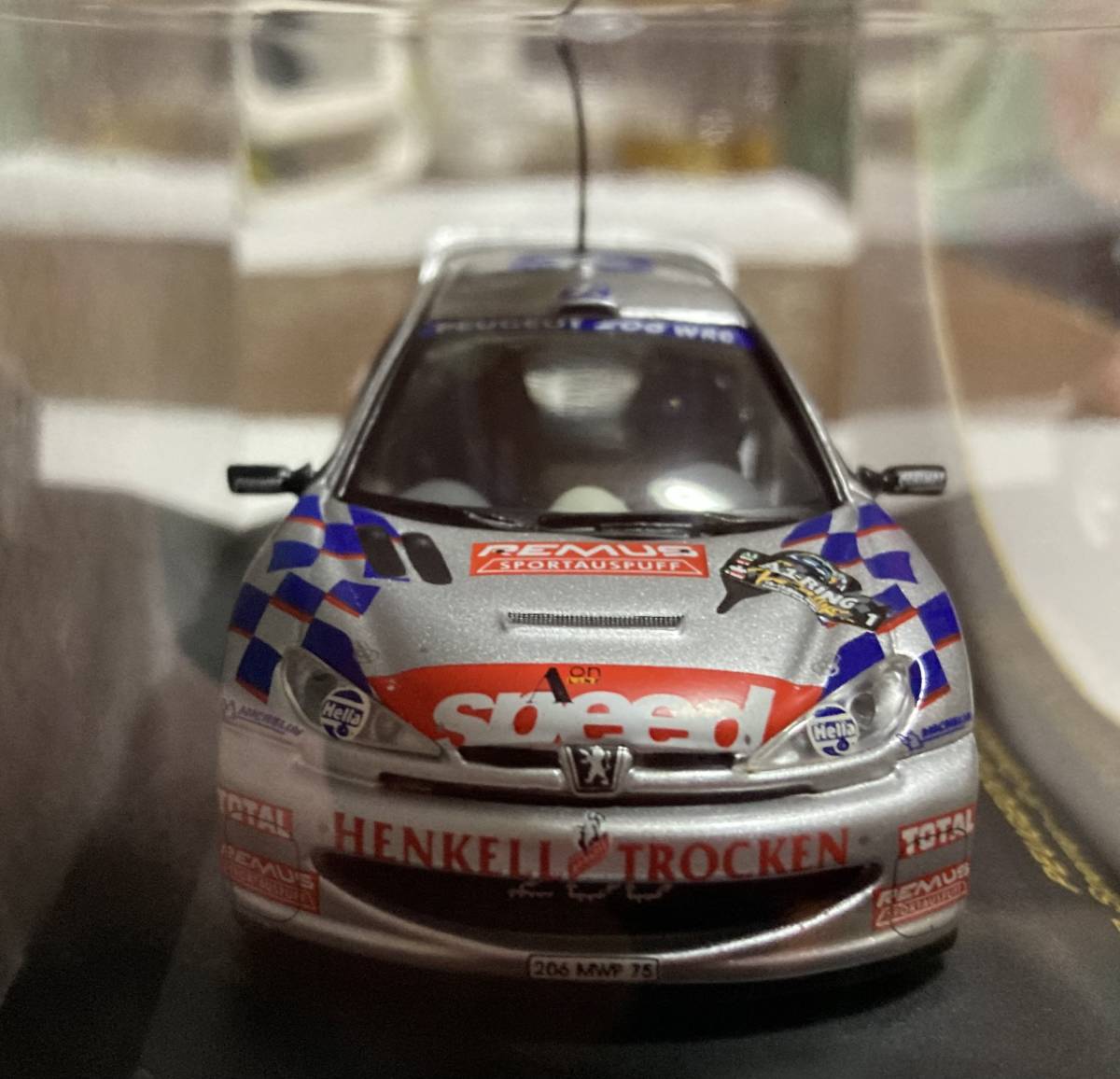 IXO イクソ 1/43 PEUGEOT 206 WRC A-ONLINE A1Ring2001_画像3