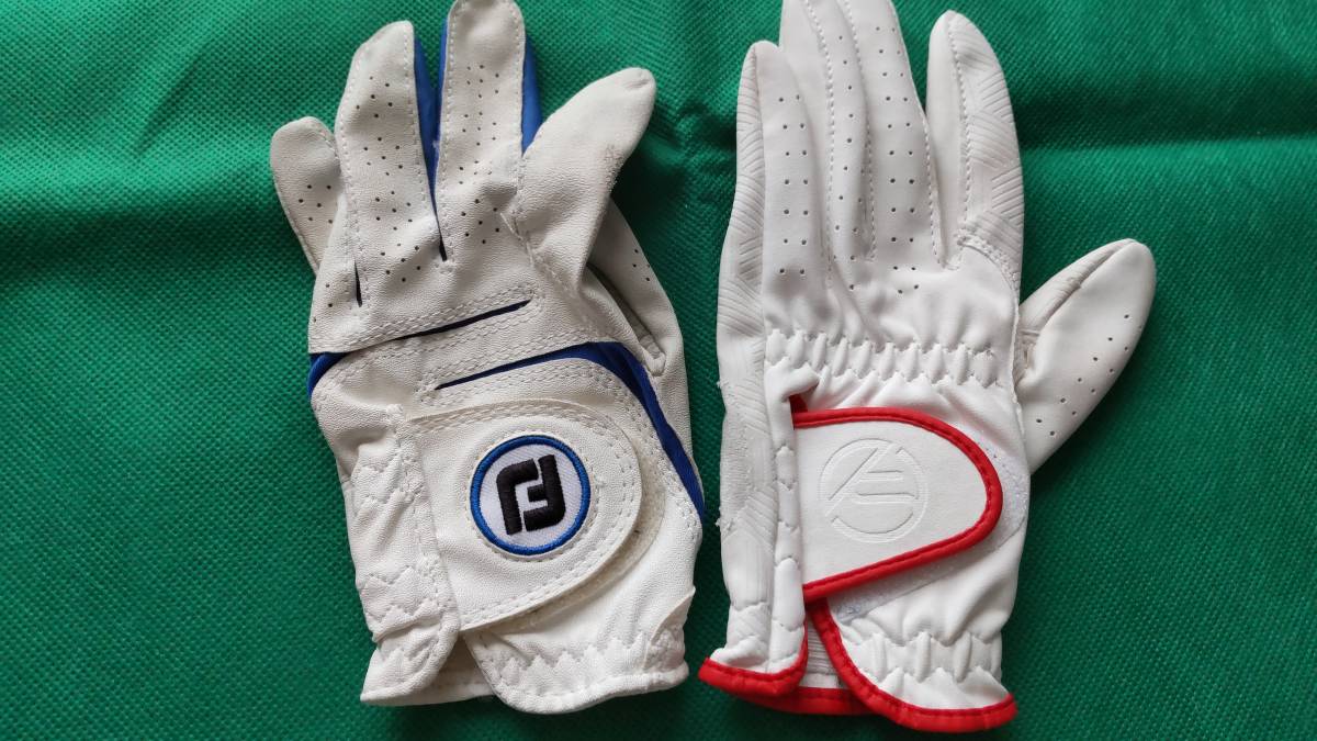 ** foot Joy FOOTJOY other Golf glove left hand 2 sheets set S size 21~22.( white )E21-26