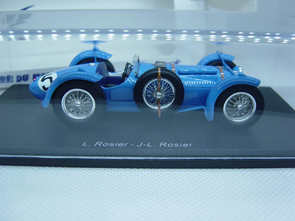 送料350円～ spark 1/43 Talbot Lago T26 GS Winner LM 1950 #5 L.Rosier/J-L.Rosier タルボ ラーゴ ル・マン_画像7