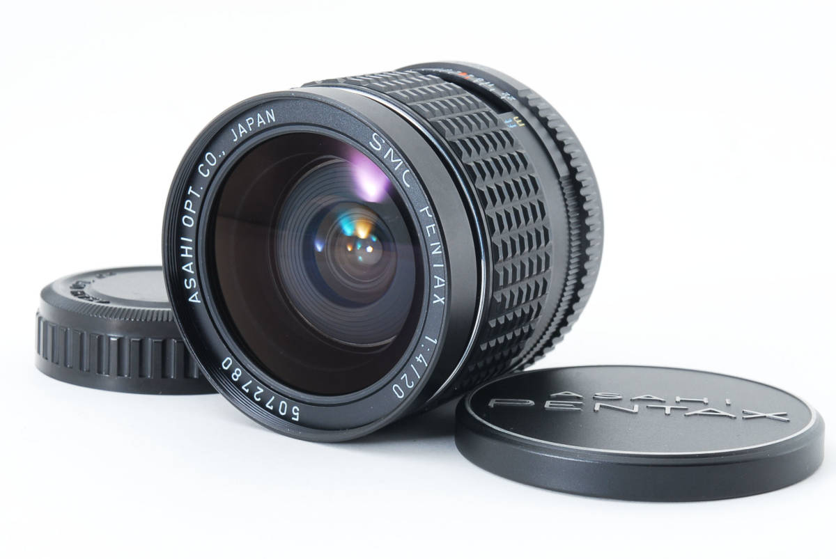 ☆超レア☆【超美品/動作OK】 SMC Pentax 20mm f/4 Ultra Wide Angle K Mount Lens ペンタックス 広角 単焦点 マニュアル レンズ #TA-554