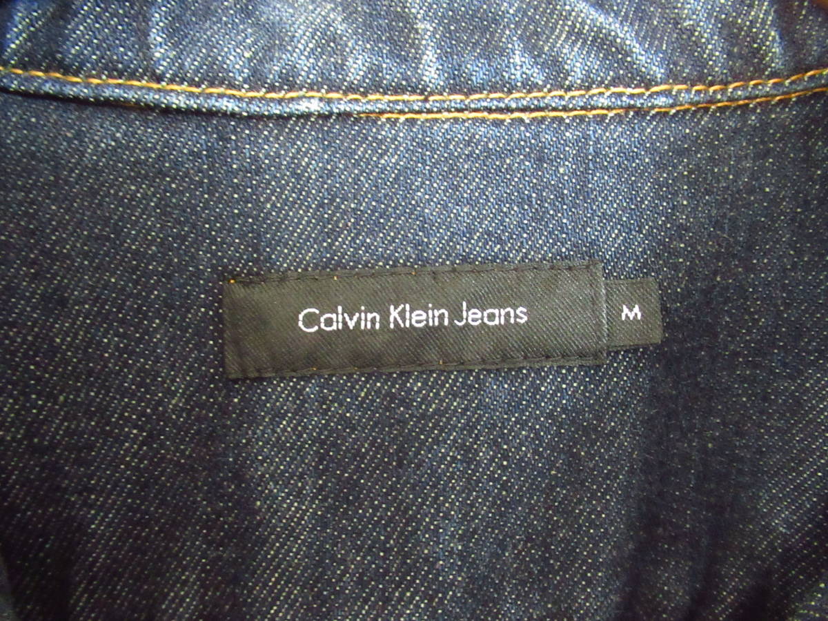 Calvin Klein カルバン クライン レディース デニムジャケット 徹底クリーニング済みの美品 Mサイズ オンワード樫山製 激安 !!の画像5