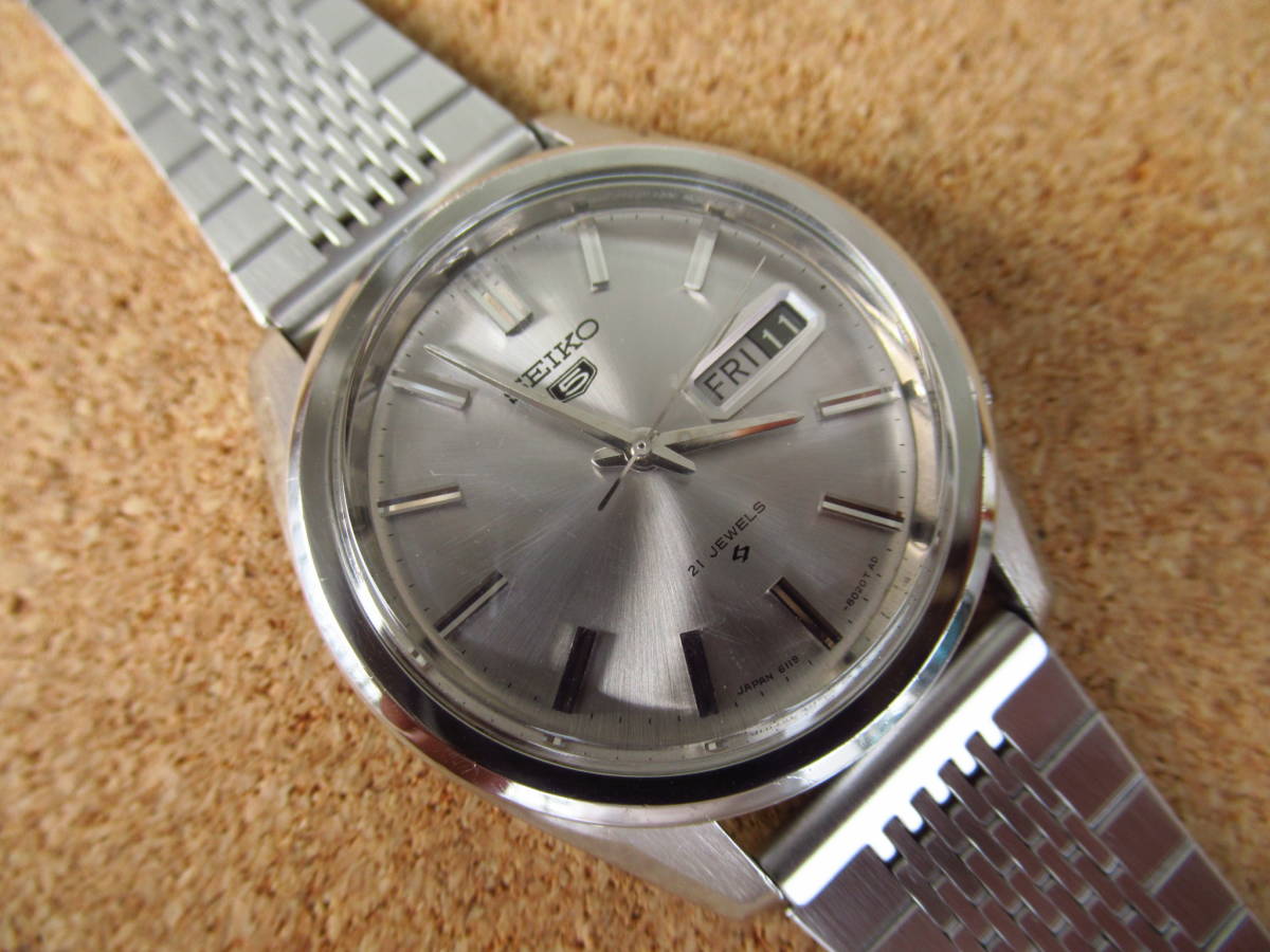 SEIKO セイコー5 アンティーク 6119-8020 自動巻き 美品 稼動訳 SEIKO セイコー5 アンティーク 6119-8020 自動巻き 美品 稼動訳