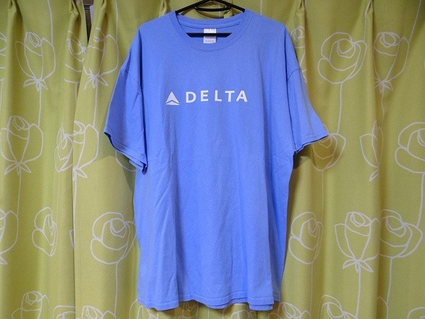  rare not for sale Delta Air Lines DELTA THE ON-TIME MACHINE traveling abroad airplane T-shirt 2XL size 