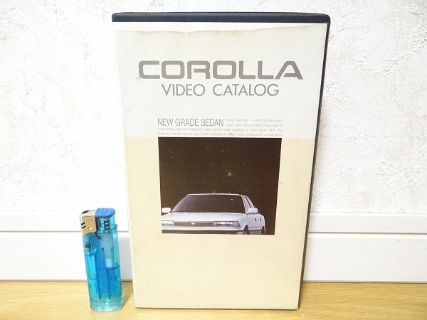  не продается 90 годы Vintage Toyota Corolla COROLLA новый комплектация седан VHS видео старый машина highway racer Running man подлинная вещь 