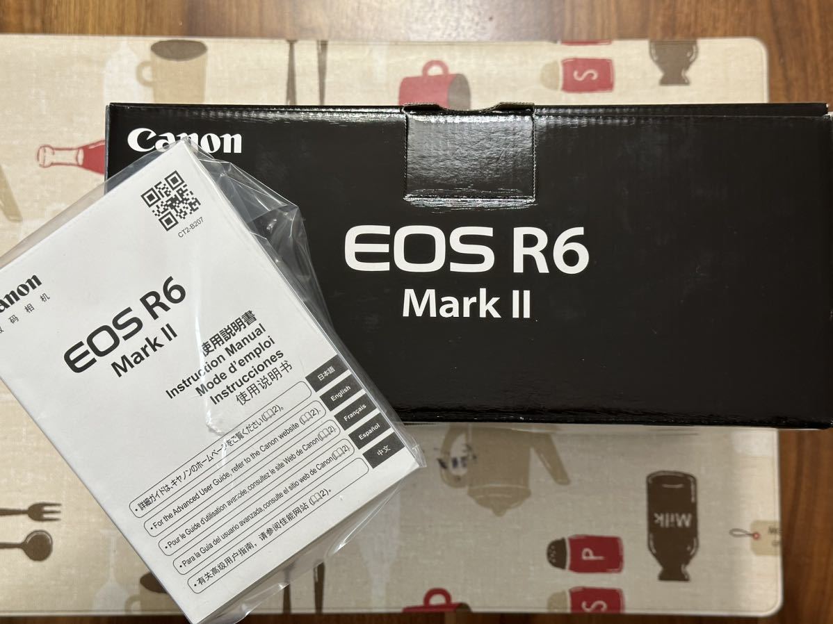 CANON キャノン　EOS R6 Mark II ボディ、元箱　マニュアル、カメラ無し_画像1