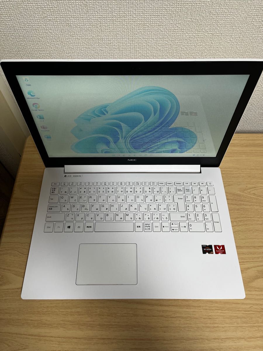 LAVIEノートパソコンRyzen7 メモリ8GB SSD512GB Officewebカメラ