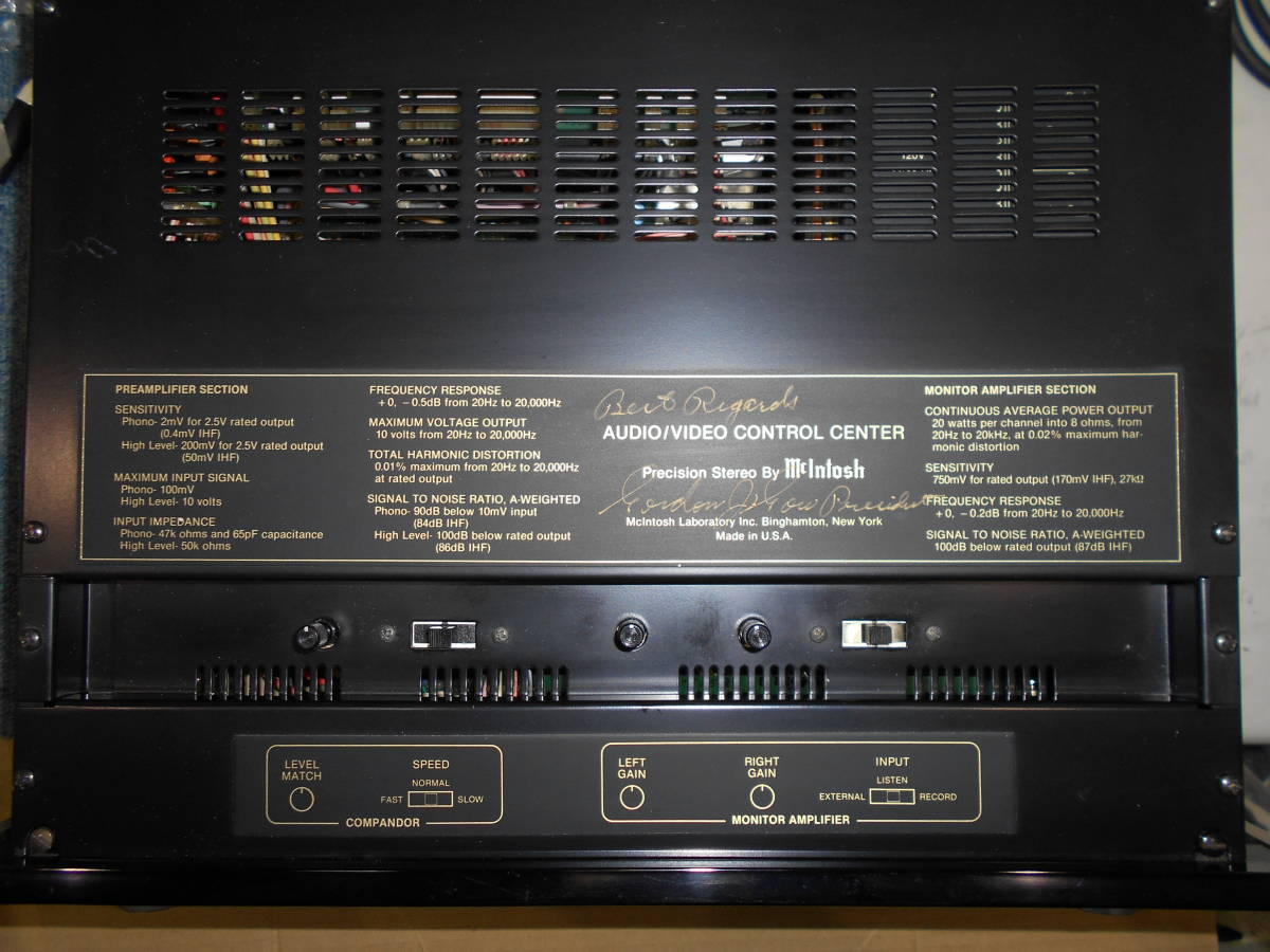 マッキントッシュ C34V 整備済み #2 元箱あり | mu-valinor.com.ar