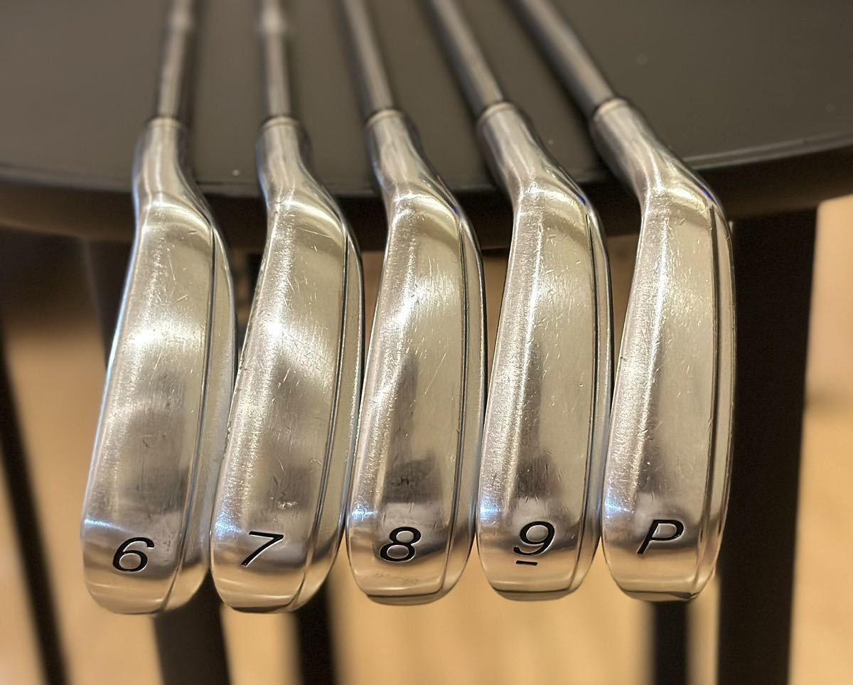 PRGR egg forged アイアン 5本セット 6〜9 PW カーボンシャフト M-40