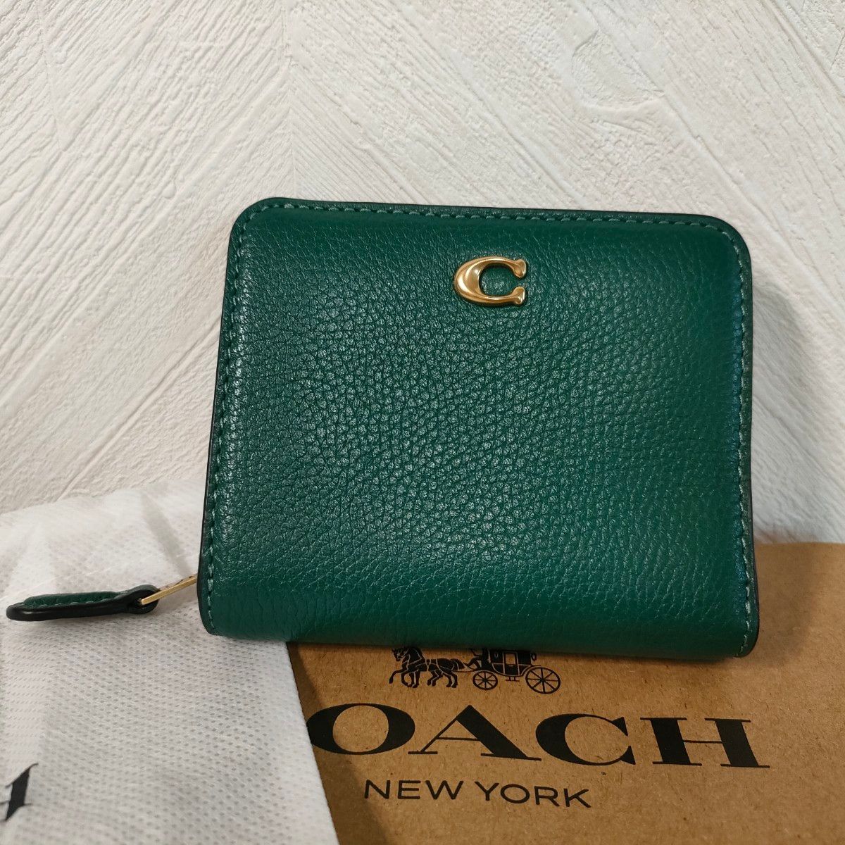 未使用品] COACH コーチ メンズ ２つ折財布 CJ883ブラック