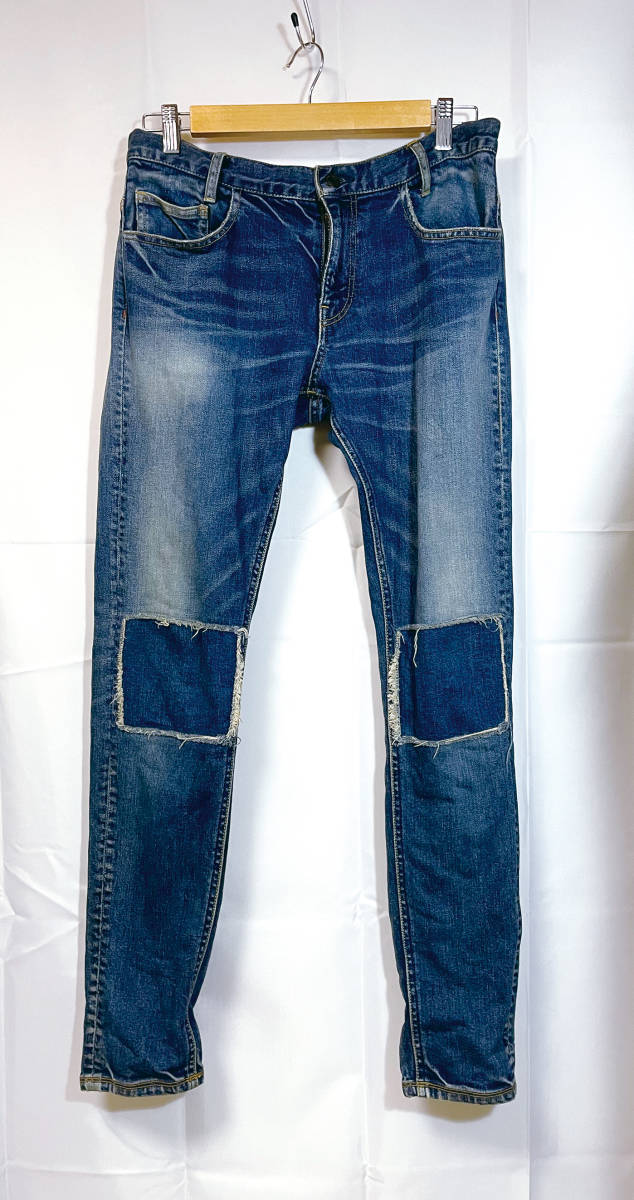 サイズ 4 15SS john undercover ヒザパッチデニムパンツ ジョン アンダーカバー デニム jeans jonio