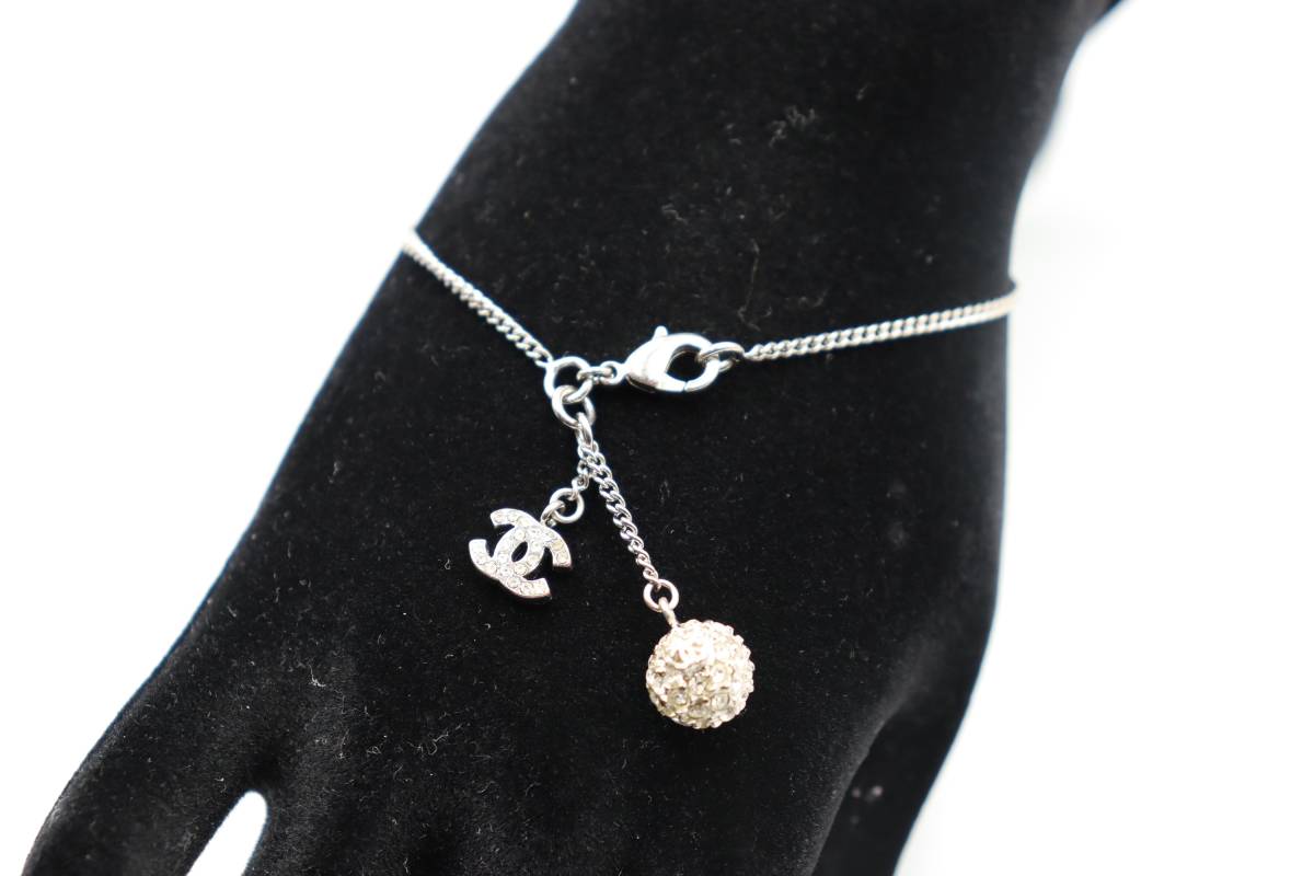 Chanel Chanel Coco Mark Mirror Ball Ownestone Bracelet