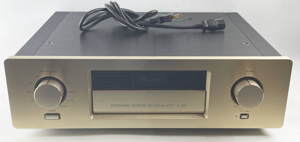 Accuphase アキュフェーズ C-290 AD-290V プレシジョン・ステレオ・プリアンプ 簡易動作確認済み オーディオ機器 1円～