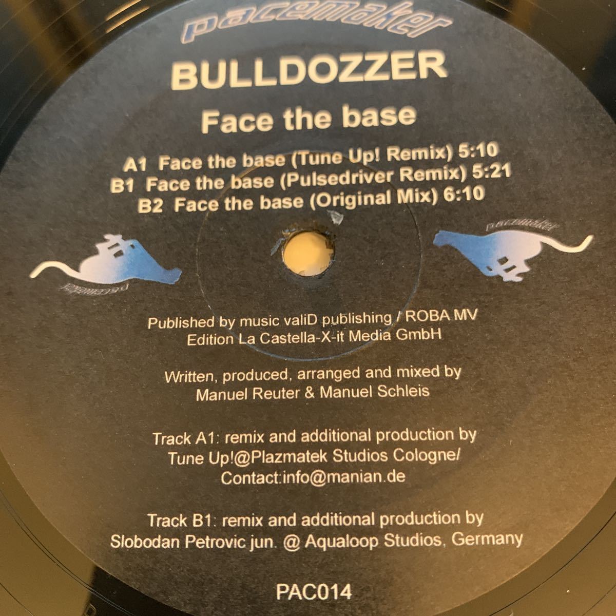 Bulldozzer Face The Base Tune Up Remix Vinyl LP 12inch レコード Analog DJ Tiesto FERRY CORSTEN cyber trance サイバートランス_画像6