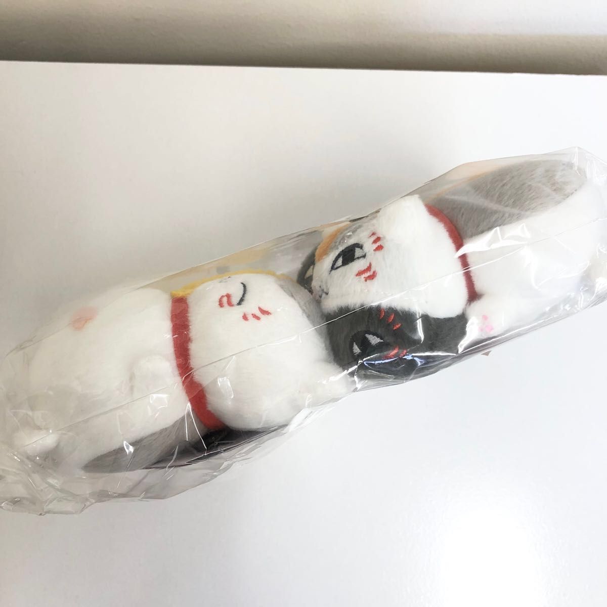 夏目友人帳 ボールチェーン付ぬいぐるみ いろんなニャンコ先生 春 全4種 新品未使用】ぬいぐるみ 全4種セット ボールチェーン付
