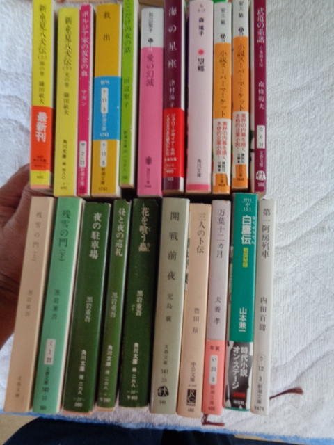 文庫本複数作家色々まとめて140冊/純文学中心-海外文学も含む/状態は