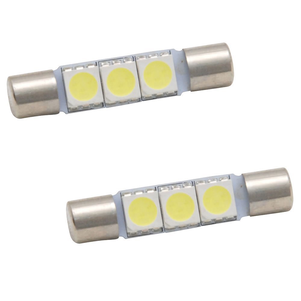 MHU28 クルーガーハイブリッド [H12.11～H19.3] バニティランプ 2個 T6.3×31mm 3chip SMD LED_画像1