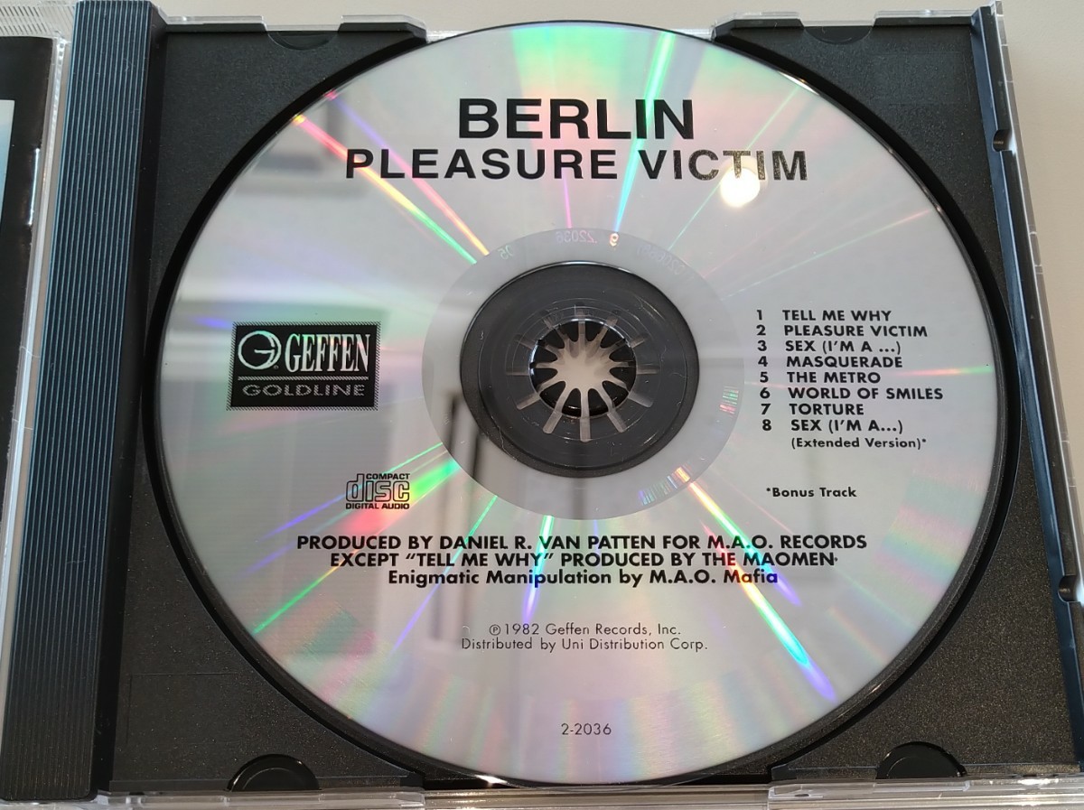 Berlin Pleasure Victim 旧規格輸入盤中古CD ベルリン そのとき、私は ボートラ収録 2036-2_画像3