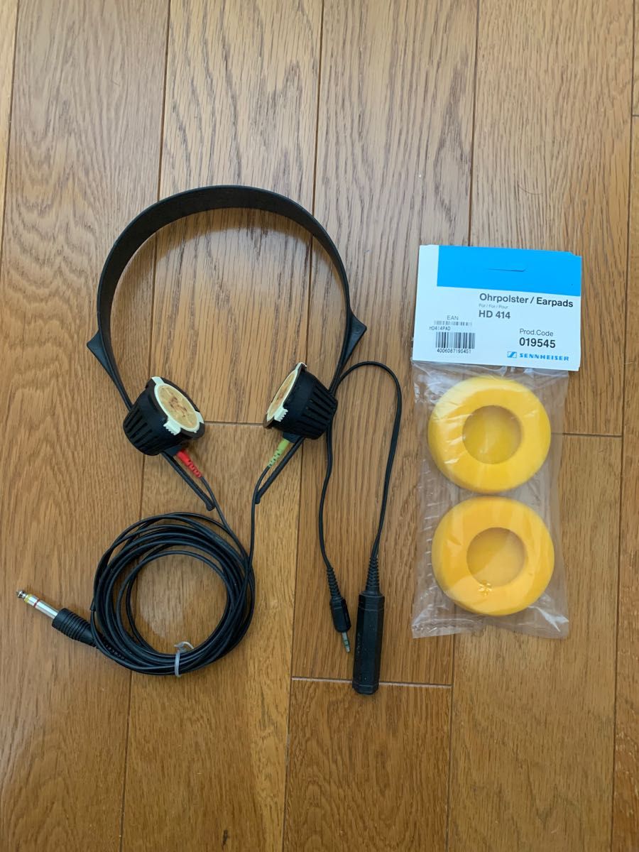 SENNHEISER ゼンハイザー HD414 ヘッドホン 純正パット ミニ SENNHEISER ゼンハイザー HD414 ヘッドホン 純正パット ミニ