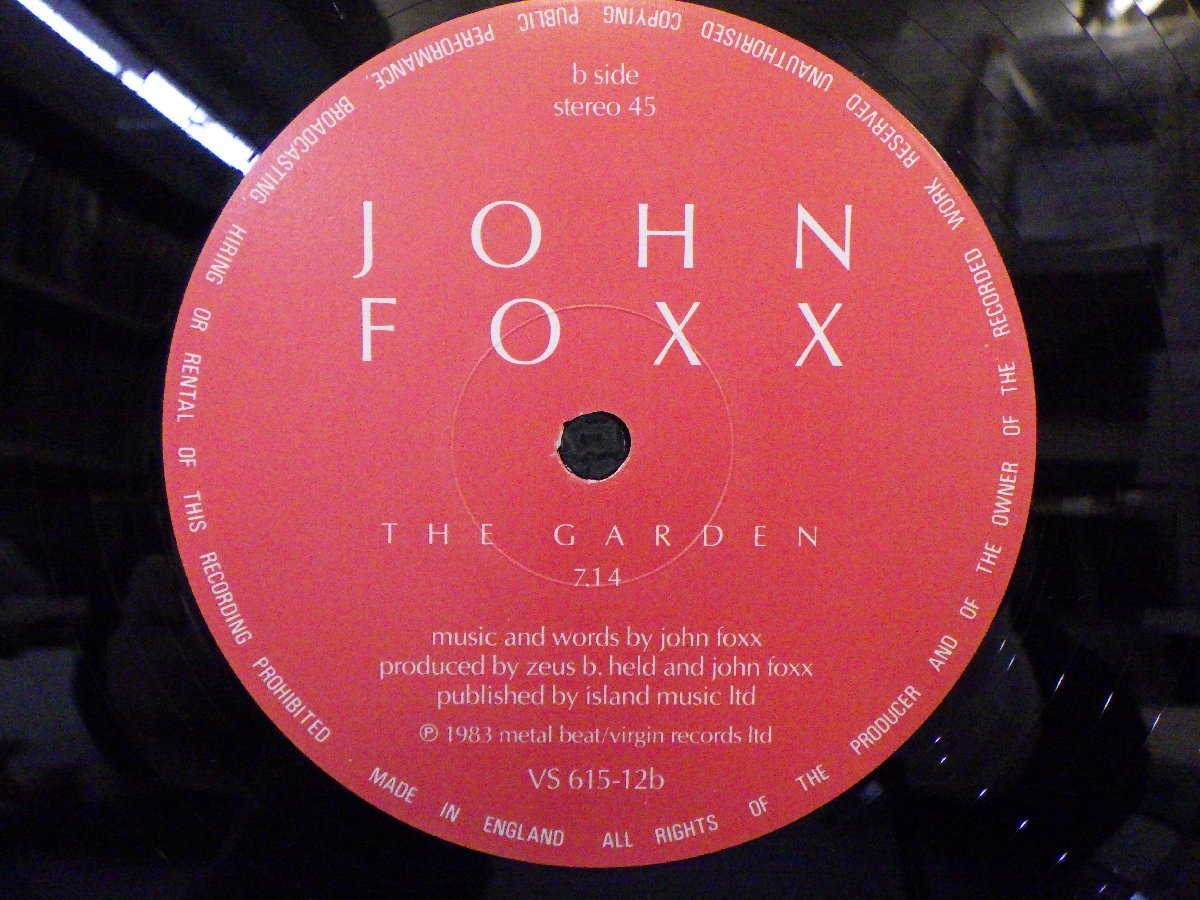 レコード JOHN FOXX YOUR DRESS 【E+】 D11107U_画像4