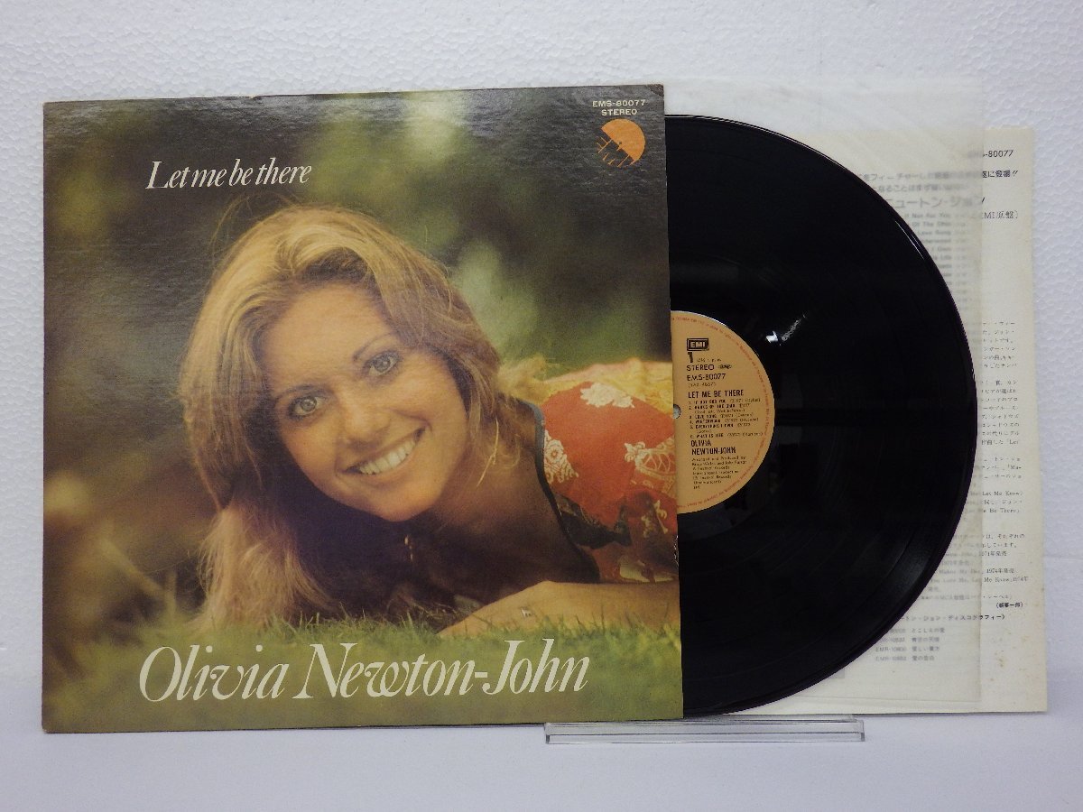 LP レコード Olivia Newton John オリビア ニュートン ジョン Let Me Be There 【 E+ 】 E6098Z_画像1