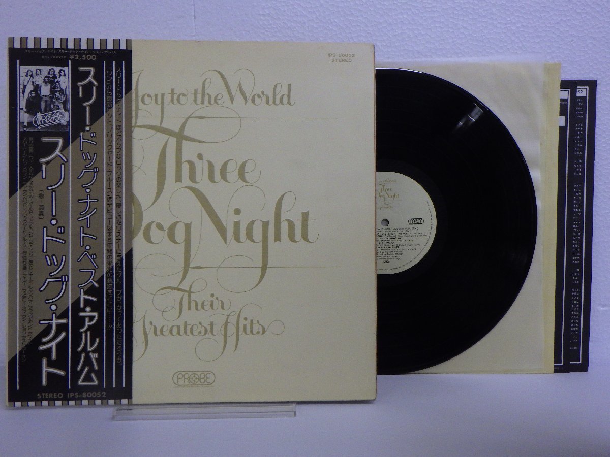 LP レコード 帯 Three Dog Night スリー ドッグ ナイト Joy To The
