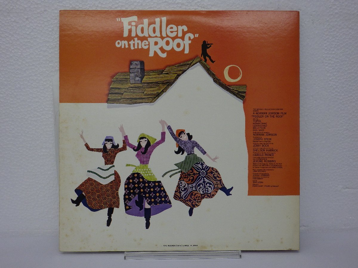LP レコード 帯 2枚組 FIDDLER ON THE ROOF 屋根の上のバイオリン弾き オリジナル サウンド トラック盤 【 E+ 】 E6160Z_画像3