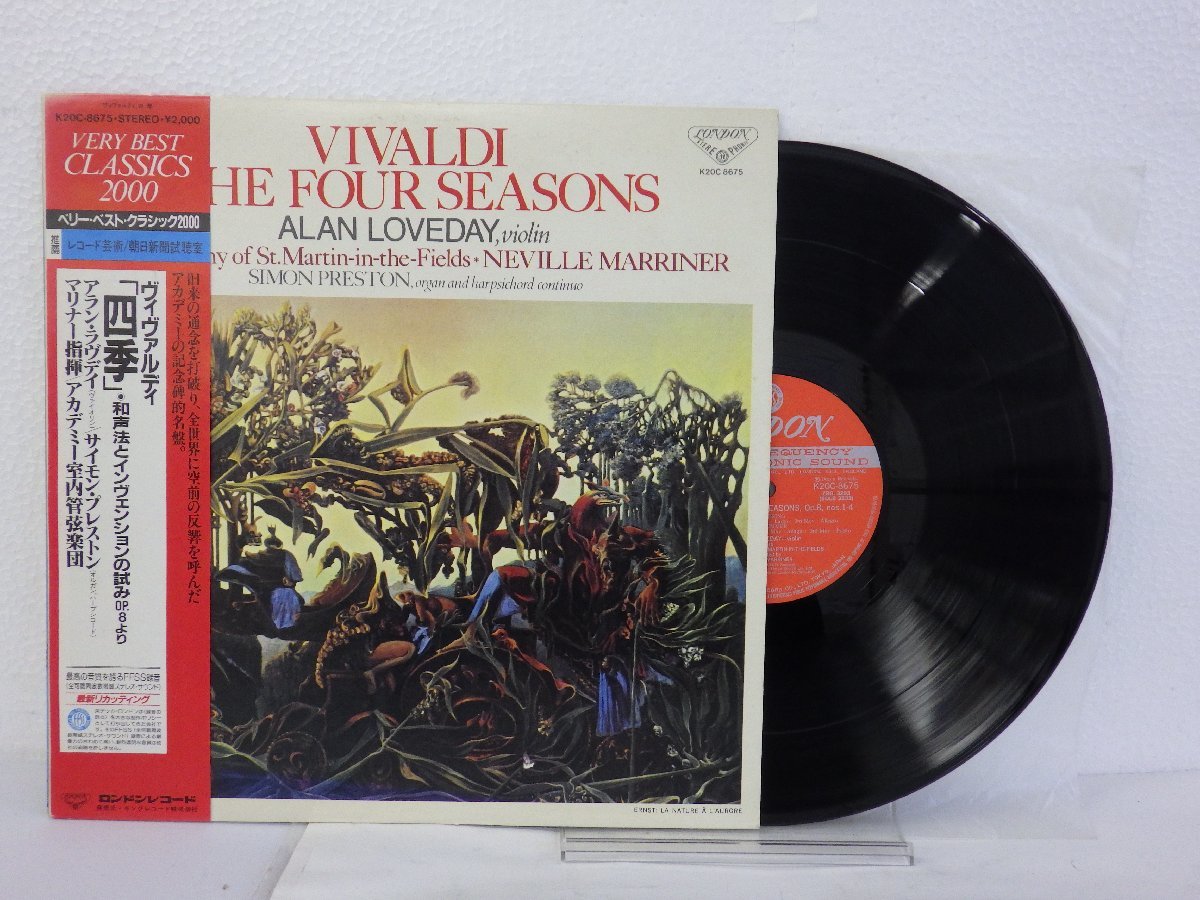 LP レコード 帯 ALAN LOVEDAY アラン ラヴディ Vivaldi ヴィヴァルディ THE FOUR SEASONS 四季 サイモン プレストン 【E+】 D11699X_画像1