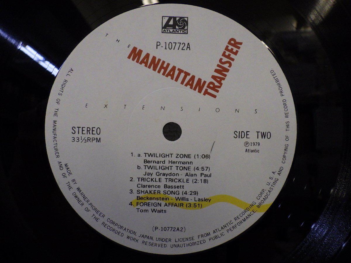 LP レコード The Manhattan Transfer ザ マンハッタン トランスファー 【E+】 D12141Xの画像4