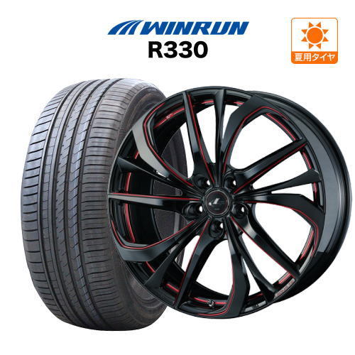 サマータイヤ ホイール 4本セット ウェッズ レオニス TE ウインラン R330 245/35R20_画像1