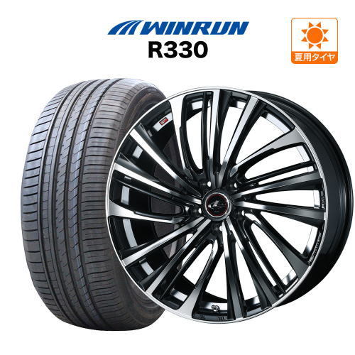 サマータイヤ ホイール 4本セット ウェッズ レオニス FS ウインラン R330 245/45R20_画像1