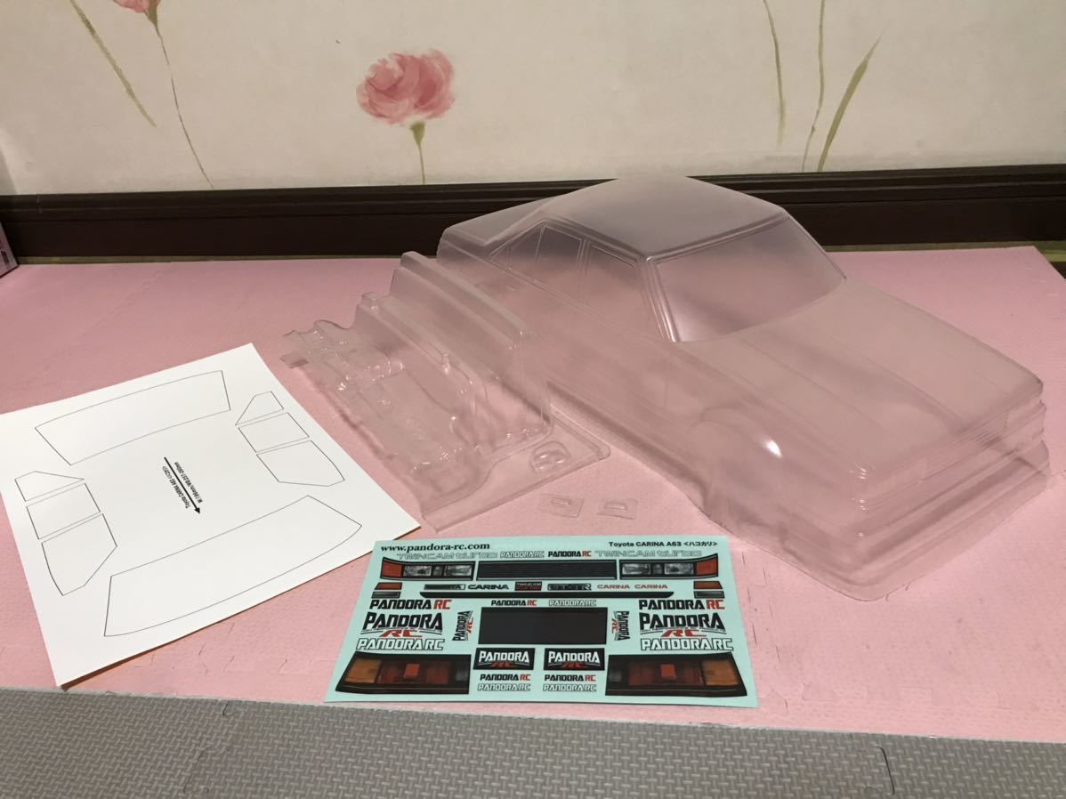 【最安値に挑戦】 1/10 送料無料 トヨタ パンドラ ラジコンボディ 未塗装 カリーナ ホビーラジコン