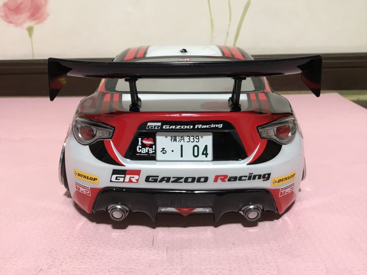 送料無料 1/10 トヨタ FT86 GAZOO レーシングカー 組立塗装済 送料無料 1/10 トヨタ FT86 GAZOO レーシングカー 組立塗装済