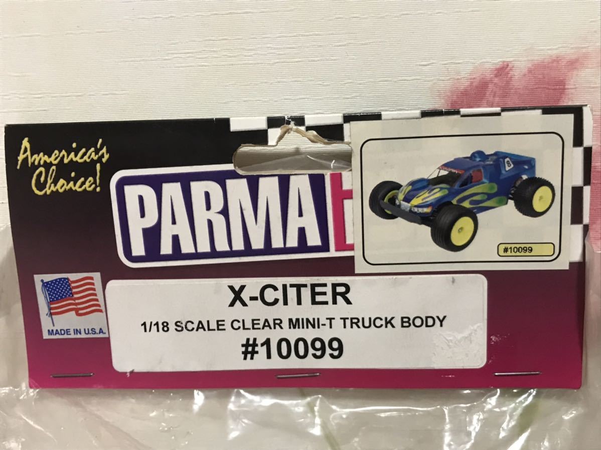 1/18 パルマ X-CITER 未開封 ラジコンボディ PARMA PSE MINI-T TRUCK BODY オフロードカー バギーの画像2