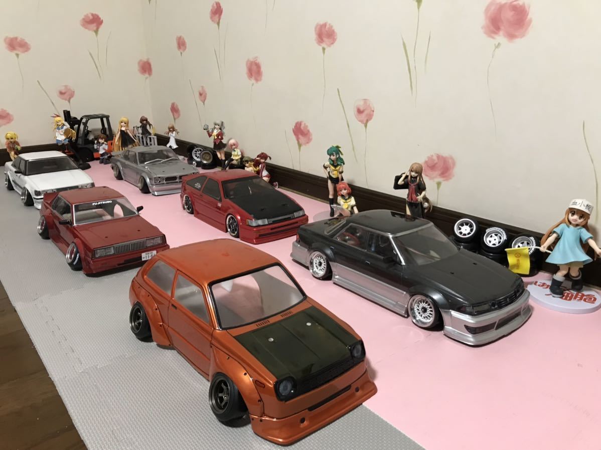 送料無料 1/10 トヨタ スターレット KP61 街道レーサー ラジコン 送料無料 1/10 トヨタ スターレット KP61 街道レーサー ラジコン