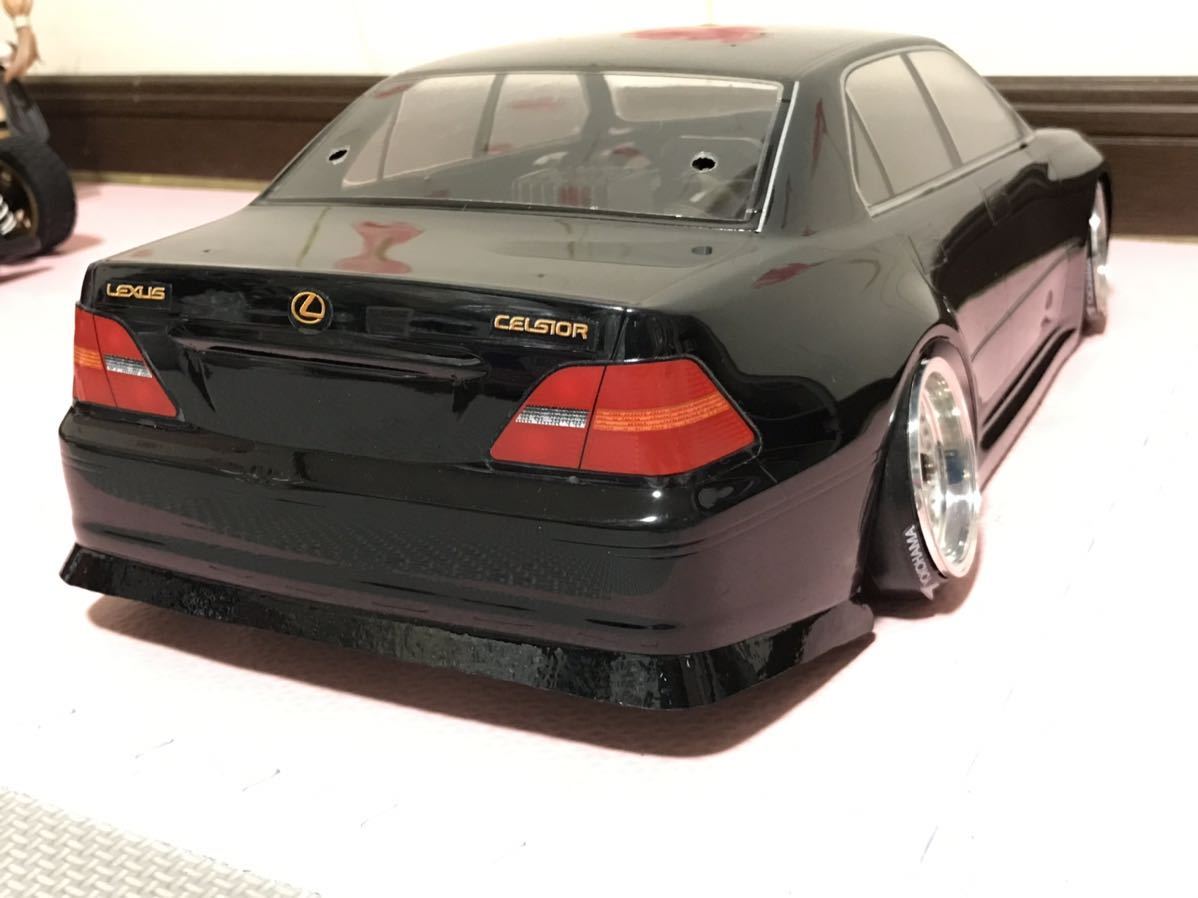送料無料 1/10 トヨタ セルシオ VIPCAR ドリフト ブラック 送料無料 1/10 トヨタ セルシオ VIPCAR ドリフト ブラック