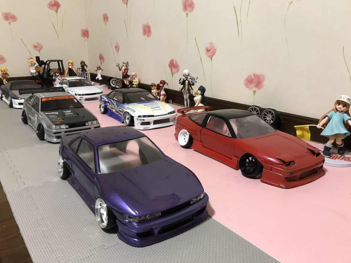 送料無料 1/10 日産 シルビア S14 前期 ドリフト LED付き 送料無料 1/10 日産 シルビア S14 前期 ドリフト LED付き