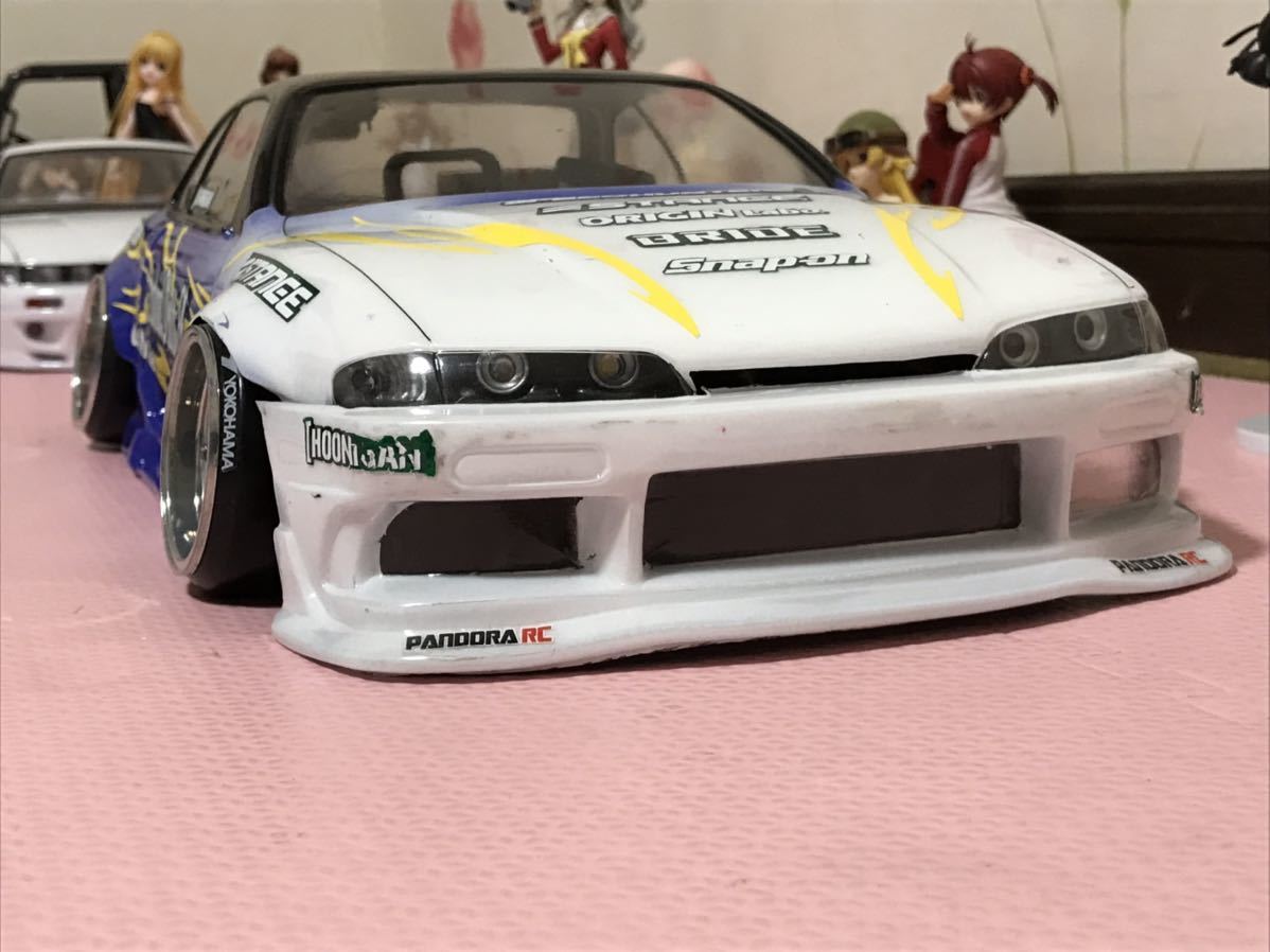 送料無料 1/10 日産 シルビア S14 前期 ドリフト LED付き 送料無料 1/10 日産 シルビア S14 前期 ドリフト LED付き