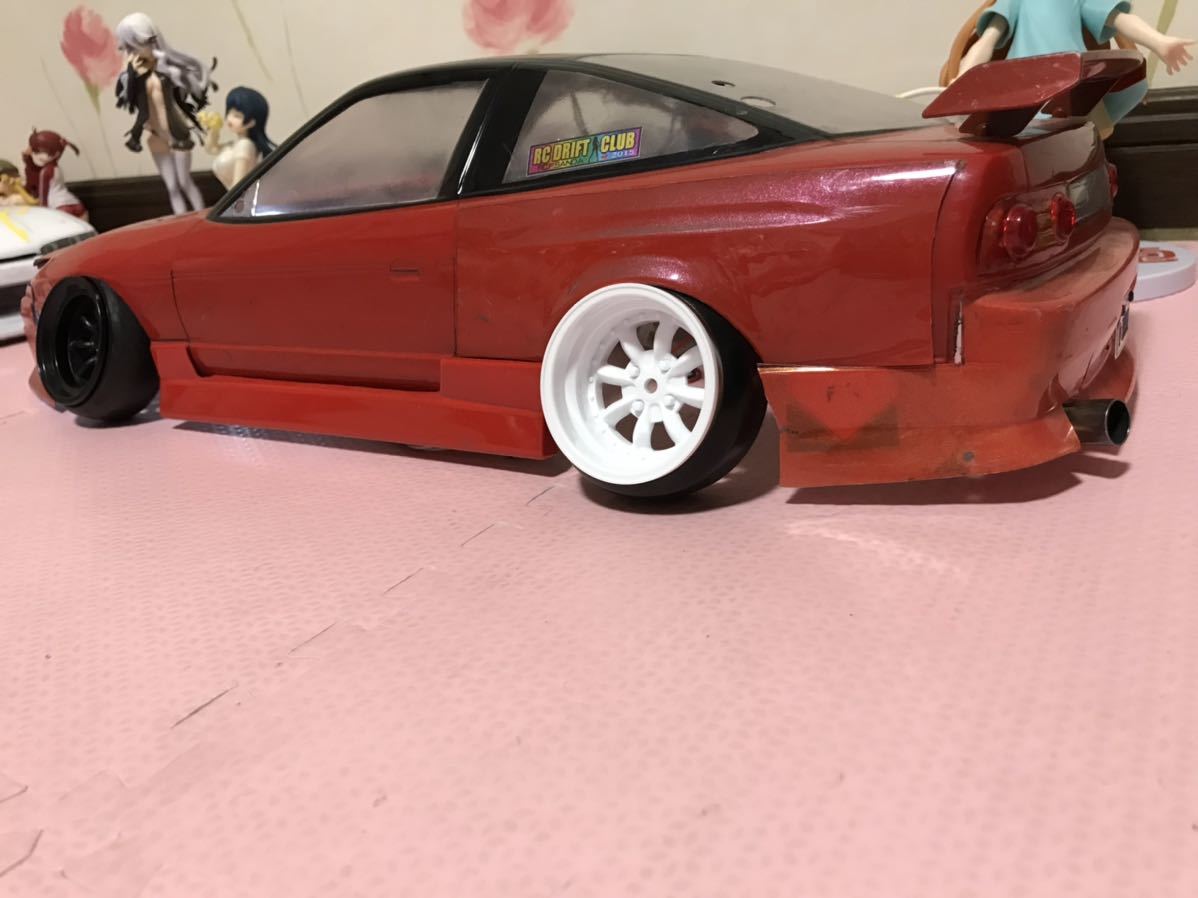 送料無料 1/10 日産 180SX 後期 LED付き ラジコンボディ 送料無料 1/10 日産 180SX 後期 LED付き ラジコンボディ