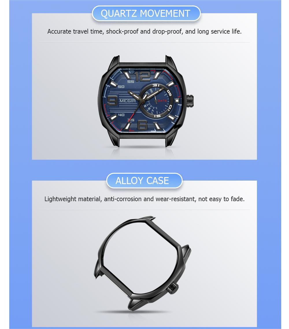 新品 新作 腕時計 メンズ腕時計 アナログ クォーツ式 クロノグラフ ビジネスウォッチ 豪華 高級 人気 ルミナス 防水★UTM99-2201★ネイビー_画像3