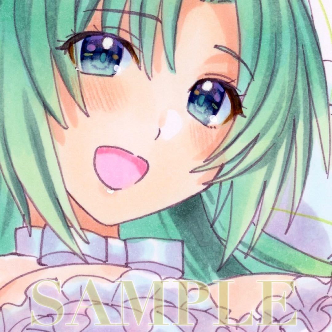  same person hand-drawn illustrations * Higurashi no Naku Koro ni *. cape poetry sound [ bride ]