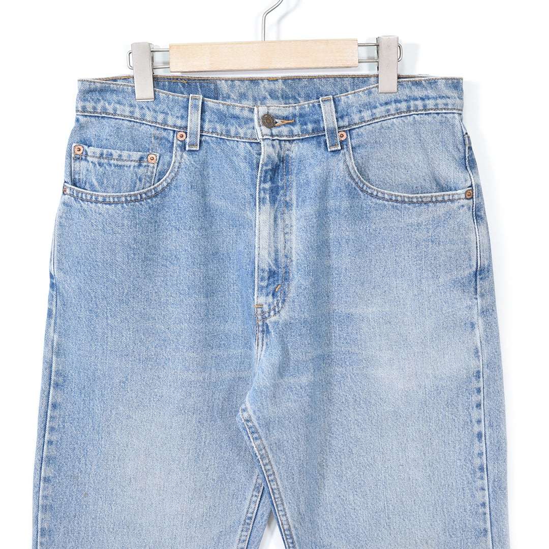 【送料無料】リーバイス 505 ストレート ジーンズ デニムパンツ ジッパー W34 Levis ジーパン アメカジ 古着 @EA0191