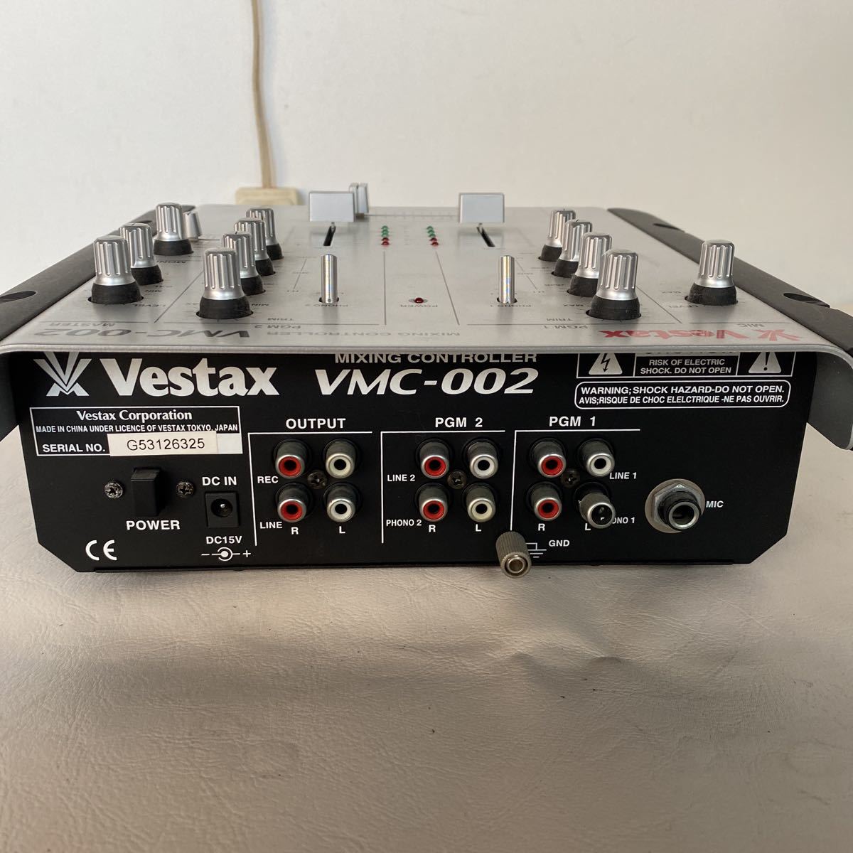 Vestax ベスタクス DJミキサー VMC-002☆現状品★未確認品★_画像3